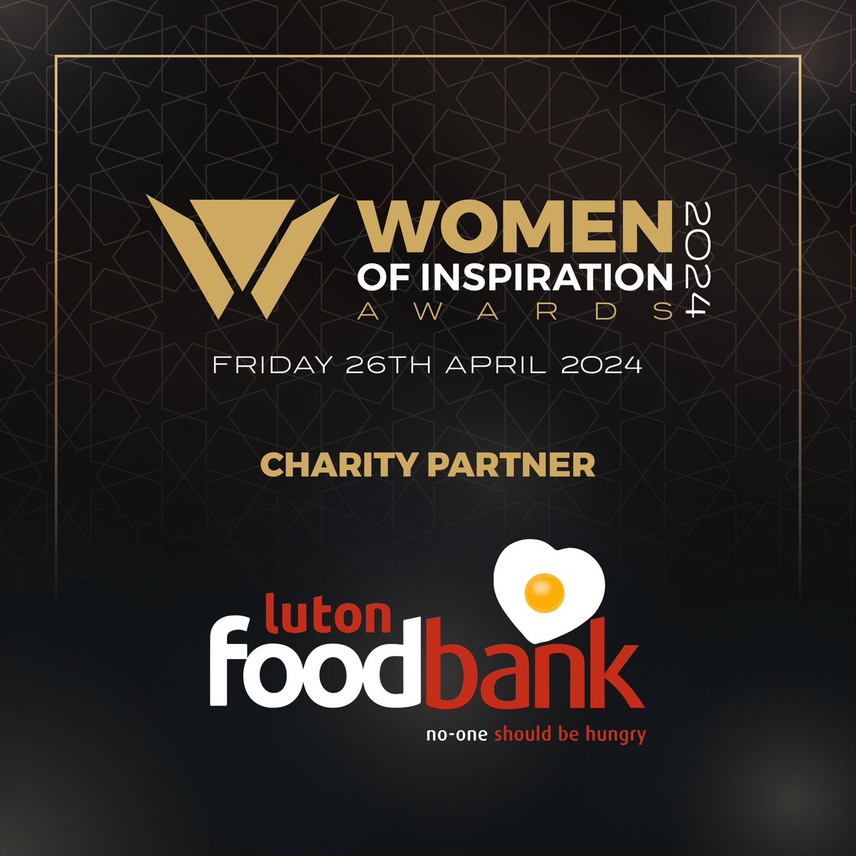 We are proud to announce that our charity partner for the Women of Inspiration Awards is Luton Foodbank. It's a wonderful opportunity to make a positive impact in our community and a difference in the lives of those in need. #awards #womenofinspirationawards #community