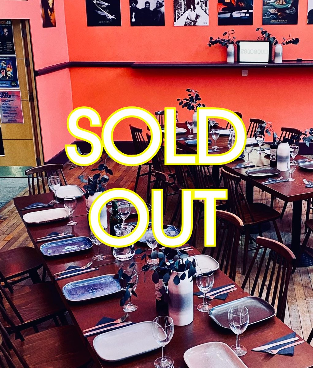 Our very first Tolbooth Supper Club is now fully SOLD OUT!! We can't wait to welcome you and host our first ever, casual dining evening held in the café bar at the Tolbooth on 25th April. Keep an eye on socials for any updates on future Supper Club news! 🧐