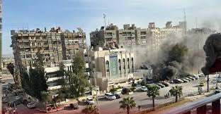 IRAN “CONSULATE” BOMBING FACTS‼️ 1️⃣ No 🇮🇷 consulate in Damascus 2️⃣ There’s an Iranian and a Canadian embassy and a building separating them. 3️⃣ The building that got bombed houses Alhaffar real estate agency 4️⃣ Israel did not bomb that building, it was bombed by amateurs to cause