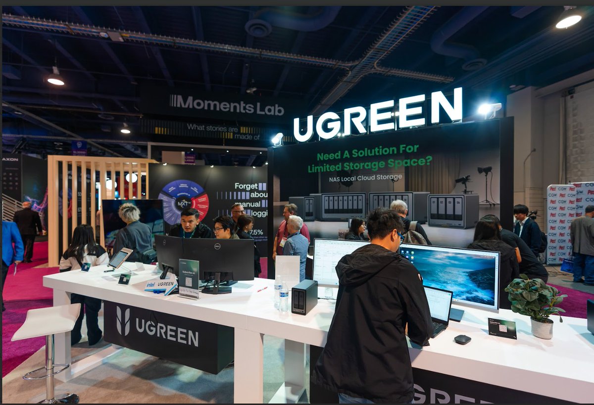 Wondering what Ugreen is doing at #NABShow 2024? We have brought our upcoming NASync series to help solve the biggest problem of all the content professionals at NAB - storage anxiety