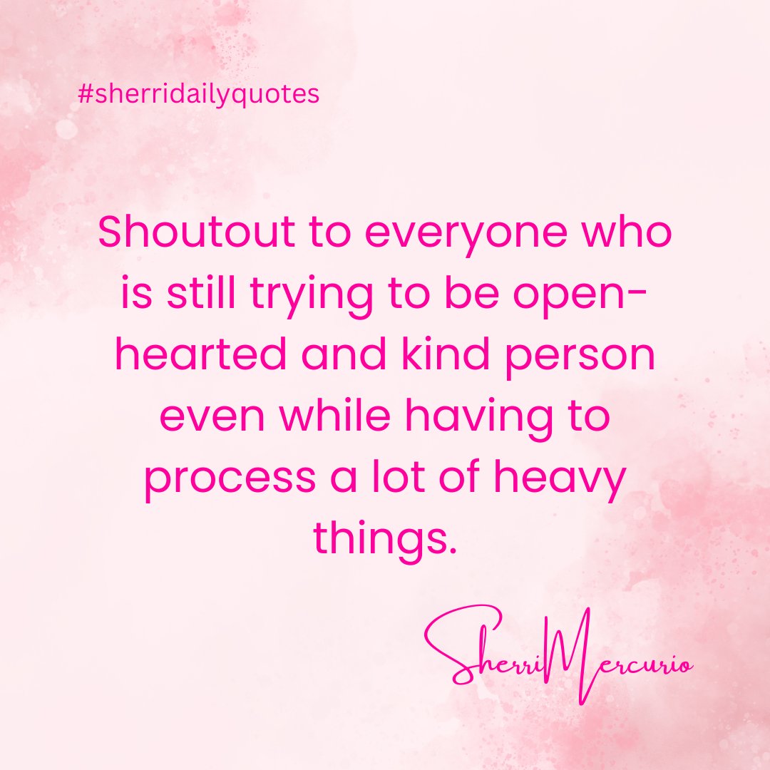 SHERRIMERCURIO's tweet photo. This one is for you! You're balancing the weight of the world on your shoulders while still serving up kindness like it's nobody's business. You're a true legend!✨

#AppreciationPost #PositiveVibes #DailyInspiration #GirlBossMindset #SherriDailyQuotes #SherriMercurio https://t.co/HuffWLkkaG