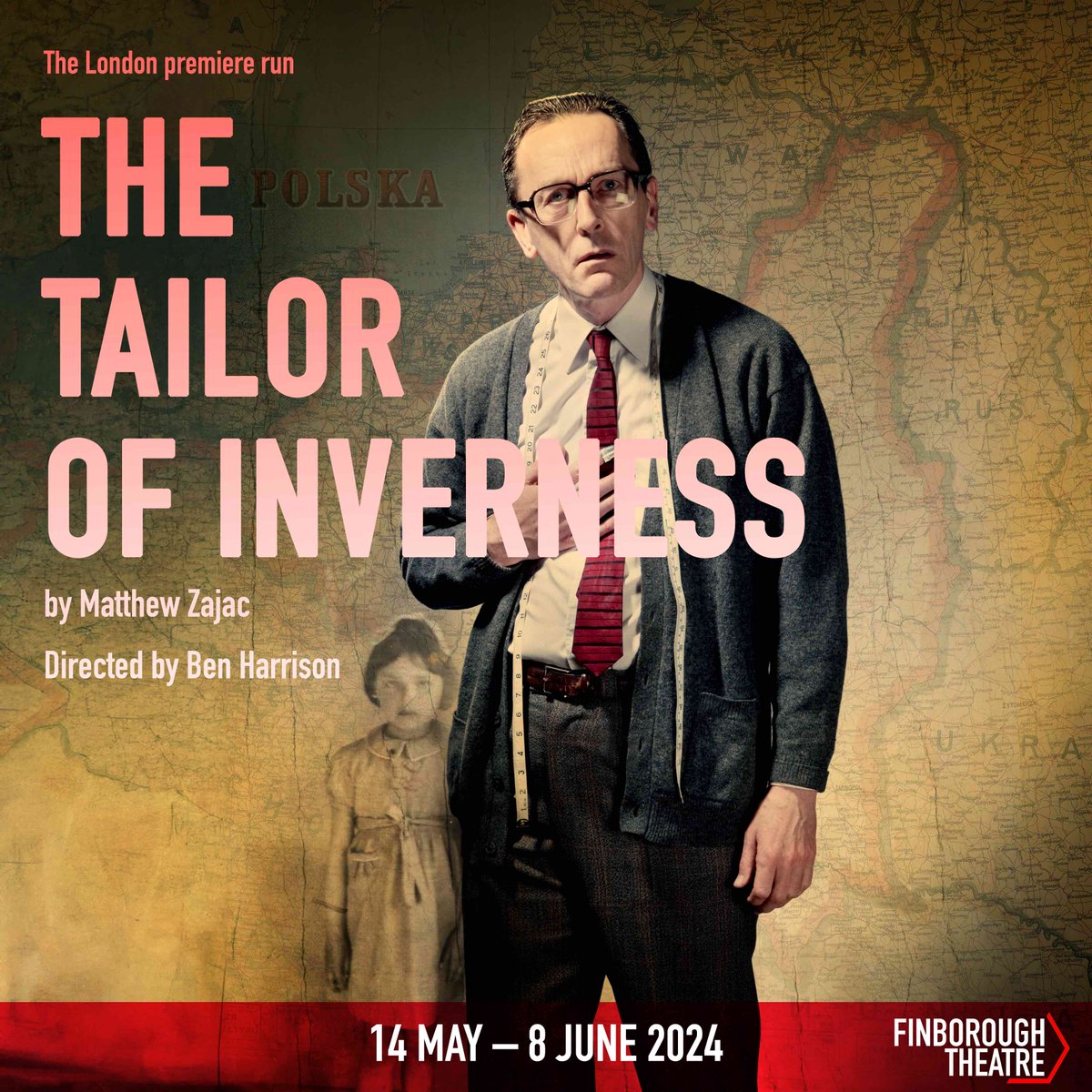 Don't miss The Tailor of Inverness at the @finborough, opening 14 May! Grab your tickets now 👉 finboroughtheatre.co.uk/production/the… #LondonTheatre