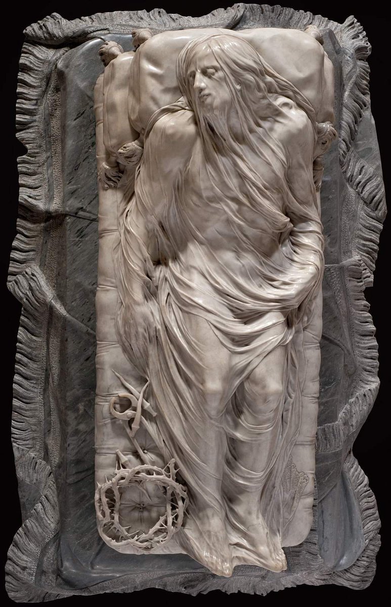 Giuseppe Sanmartino. Cristo velado. 1753 Escultura en mármol. Capilla Sansevero de Nápoles, Italia.
