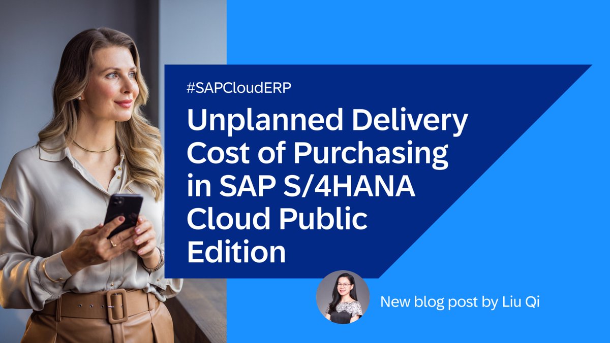 💪 Navigate the complexities of unplanned delivery costs in #SAP #S4HANA #Cloud Public Edition like a pro! 🔎 Discover key #insights and #strategies to minimize surprises in this blog post by Liu Qi. @SAPCloudERP imsap.co/6011wNMH3