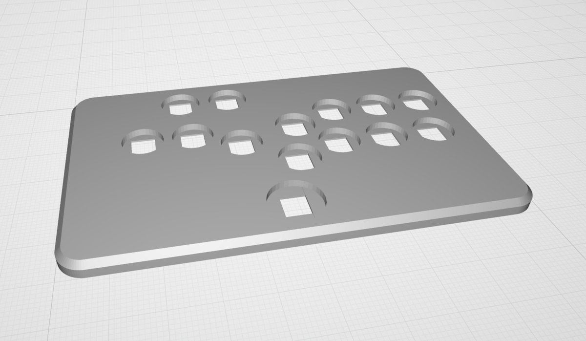 I made this website where you can quickly try new leverless controller layouts and generate STL files for 3D printing without having to mess around with CAD. Just drag the buttons around with your mouse.
jfedor.org/slimbox-genera…