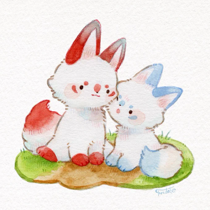 キツネの兄弟 
