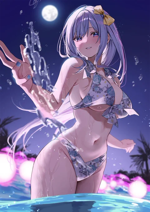 #気温が高いので気が早いが水着絵が見たい 