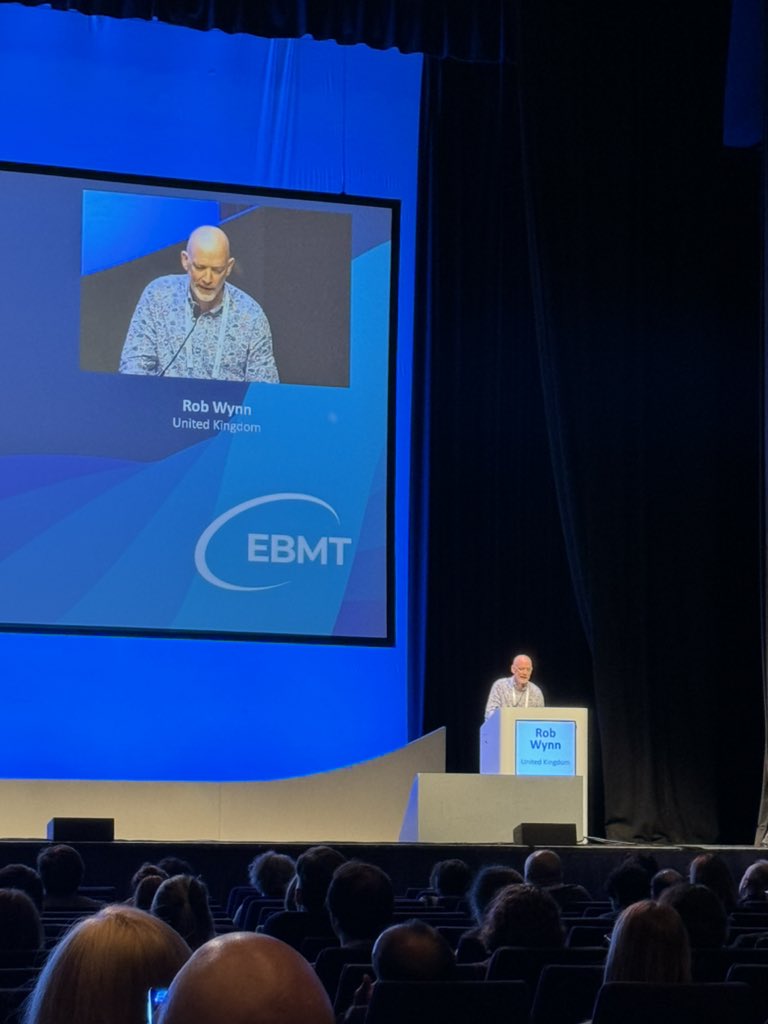 Masterful lecture on gene therapy by my dear friend <a href="/rob_wynn_TdF/">Rob Wynn</a> at <a href="/TheEBMT/">The EBMT</a> annual meeting in Glasgow.