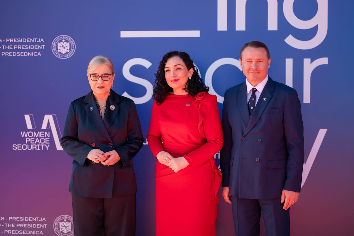 VjosaOsmaniPRKS's tweet photo. Delighted to welcome leaders, partners and WPS Champions from across the world at the #WPSRKS2024! https://t.co/DVxojoEGrt