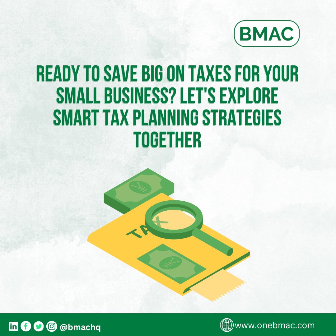 BMAChq's tweet photo. 💡Learning To Know About Tax Payment Can Save Your Business from miscalculations.
 
A thread https://t.co/ZWwzPGZib9