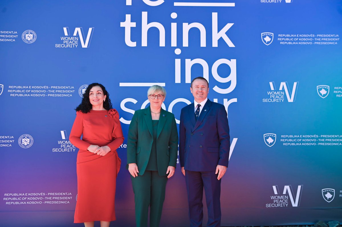 VjosaOsmaniPRKS's tweet photo. Delighted to welcome leaders, partners and WPS Champions from across the world at the #WPSRKS2024! https://t.co/DVxojoEGrt