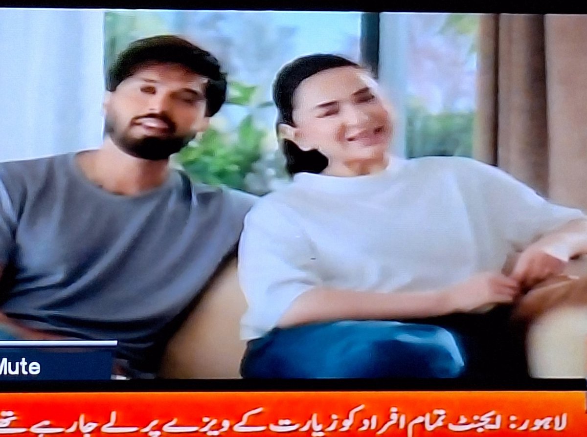 It's a blur screenshot though, but took it in excitement cuz  second part of the tvc has been released 😳♥️
#YumnaZaidi #Terebin