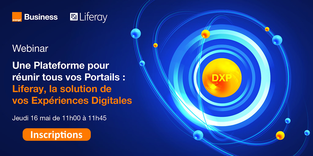 #WEBINAR Une plateforme pour réunir tous vos portails : Liferay, la solution de vos Expériences Digitales 🚀
📆 Jeu. 16 mai à 11h

🔎 Vous y retirez de précieux enseignements sur la modernisation de votre stratégie digitale

S'inscrire 👉 businessdecision.com/fr-fr/agenda/u…

#TransfoDigitale