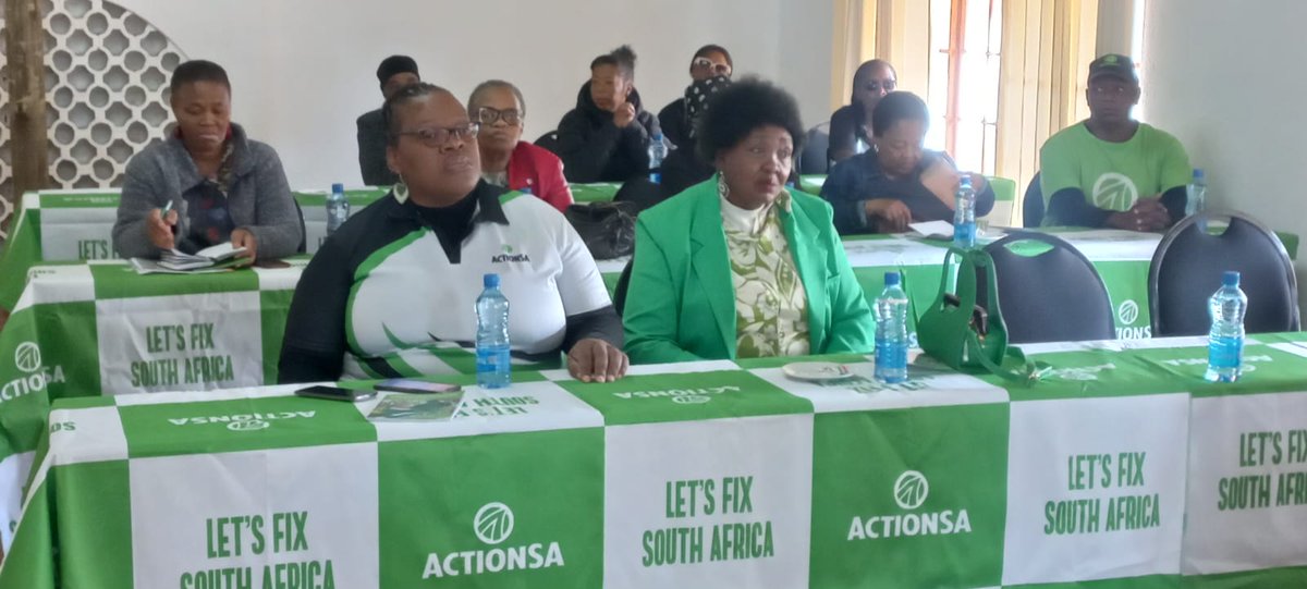 Joined our Northern Cape Premier Candidate @Andy69Louw to address retired educators on @Action4SA's education policy in Kimberley this morning. Thousands of South African educators, many with decades of experience, have been forced into retirement under the Tripartite Alliance…