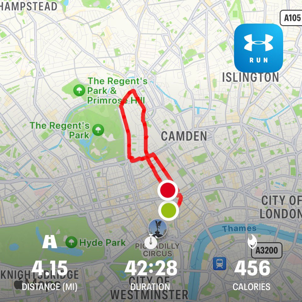 6 days to @londonmarathon 
Tapering down with a 4 mile muscle warm up 

Pretty please Sponsor at 2024tcslondonmarathon.enthuse.com/pf/jeremy-jose…  
for 
@samaritans 
@switchboardLGBT 
@ukblackpride 
@Parapride 
@MindOutLGBTQ 
🙏 
#LondonMarathon #RainbowRow #WeRunTogether #WeRunAsOne #LondonMarathon2024