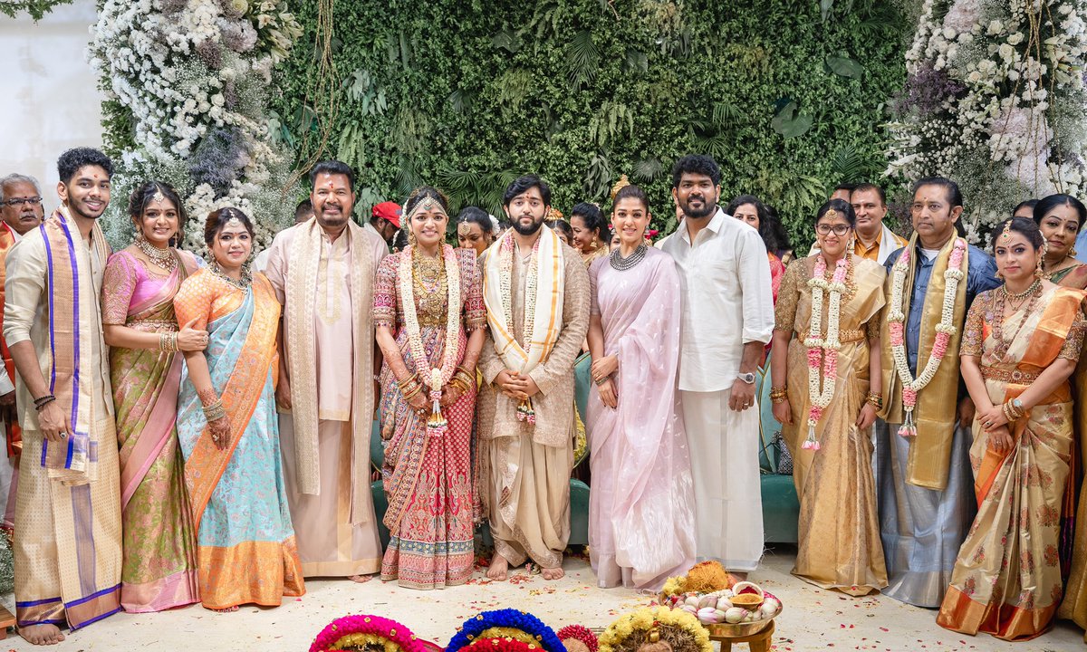 Also #ManiRatnam & his wife Suhasini, #Nayanthara & his husband #VigneshShivan also attended the wedding of #Shankar 's elder daughter.