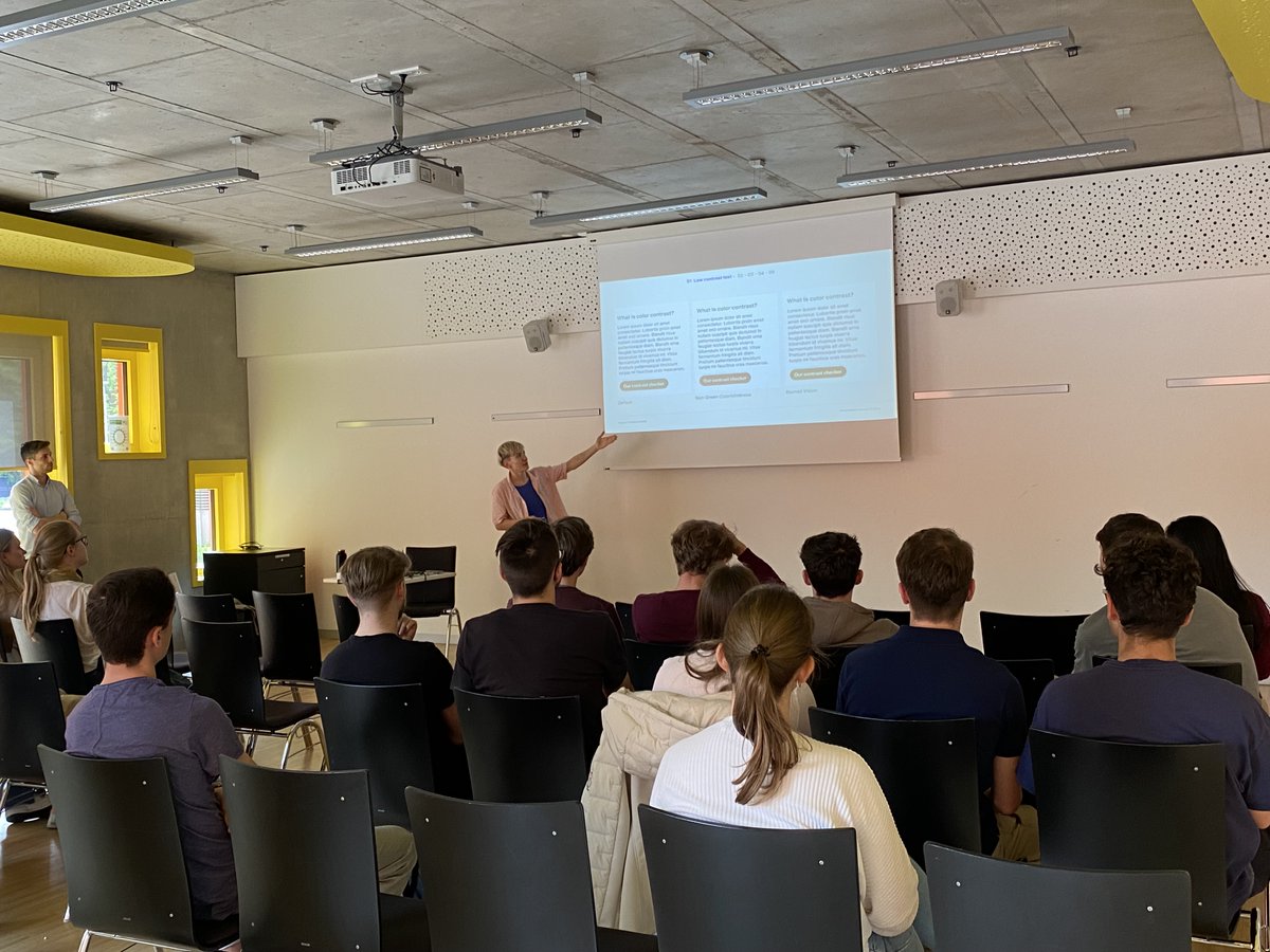 anwert_io's tweet photo. Anwert as a guest at the WU Top League with a talk about "Digital Accessibility &amp; the EAA". With our presentations, we want to contribute to raising awareness of accessibility &amp; making digital content accessible for all.
#a11y #accessibility #EAA https://t.co/rE158MtMCZ