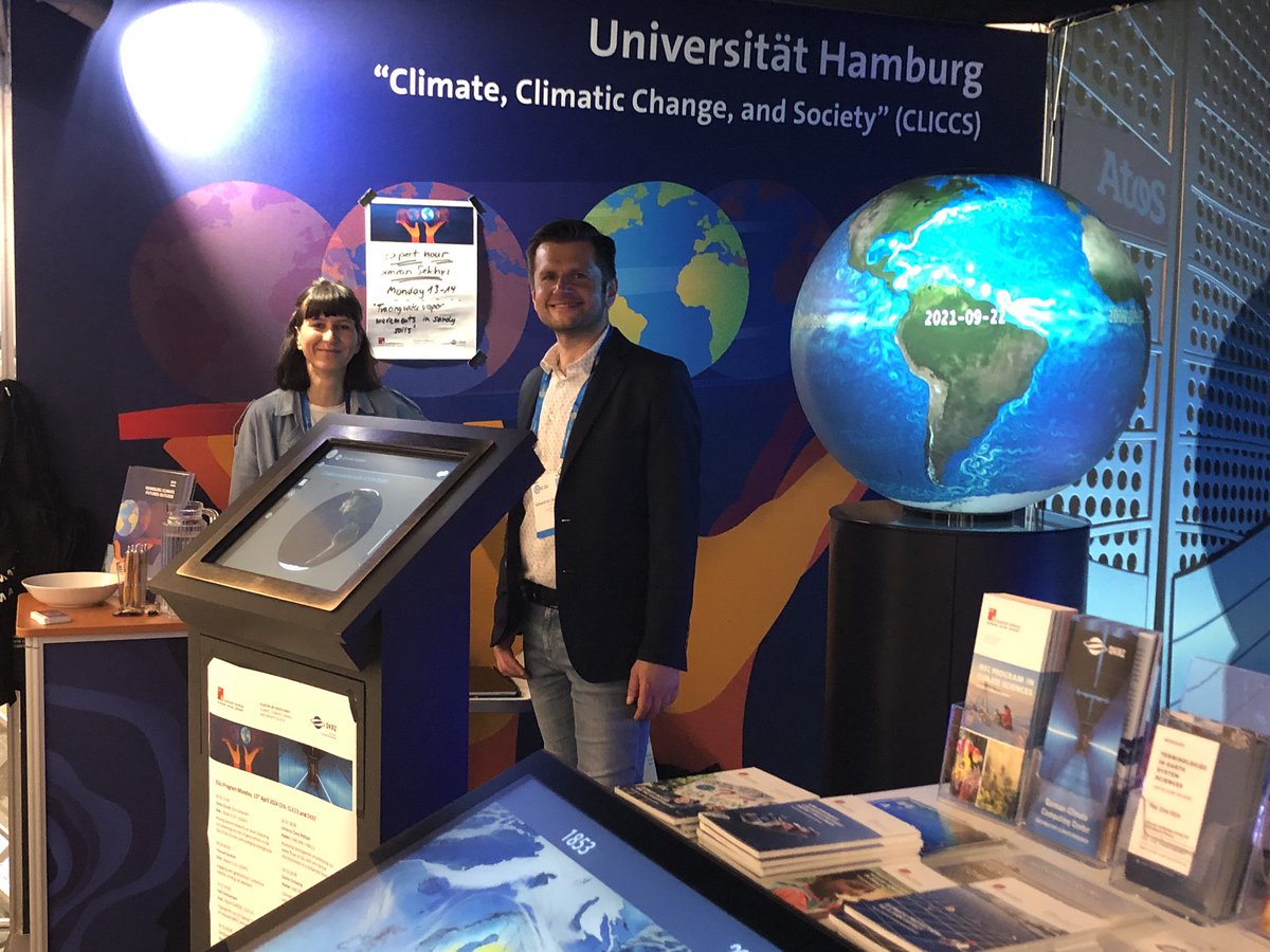 CENunihh's tweet photo. Introducing our integrated climate research at the #EGU24. We already had lots of interesting discussions and are running out of merch.. Now looking forward to having Simran Sekhri as an expert at our booth 18, starting 1pm. https://t.co/jMBdiwrFc5