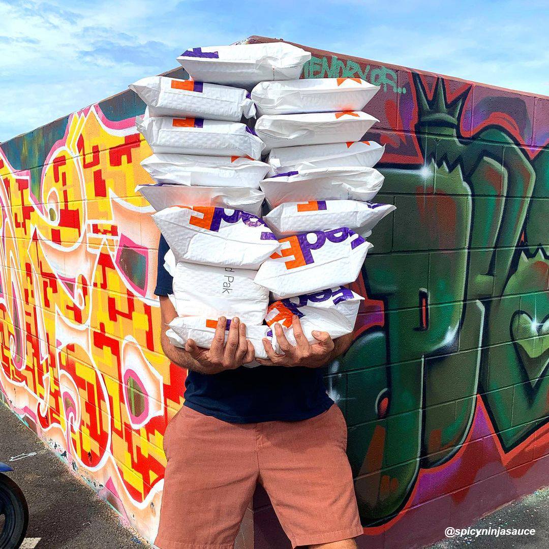 The art of package delivery has never looked so good. 🎨 #WorldArtDay #ExpressYourDelivery