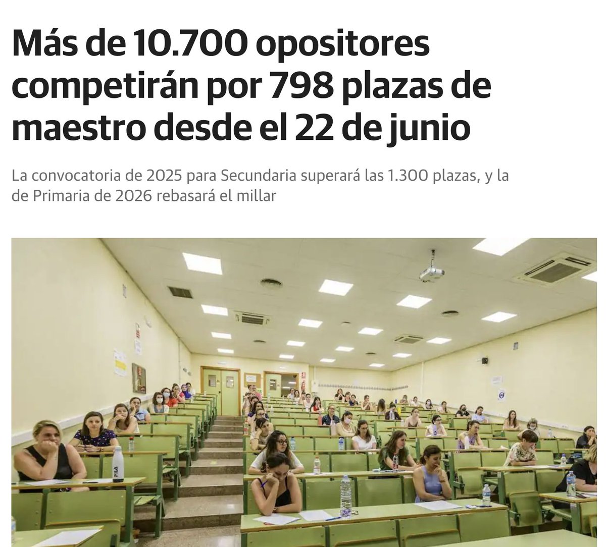 inopreferente's tweet photo. 𝗢𝗣𝗢𝗦𝗜𝗖𝗜𝗢𝗡𝗘𝗦 𝗠𝗔𝗘𝗦𝗧𝗥𝗢𝗦 𝟮𝟬𝟮𝟰

📆 Habemus fecha para las #OposMurcia2024... Se confirma el 22 de junio como día de la primera prueba.

🌐 https://t.co/7rZwv9a71N

#oposiciones #maestros #primaria #regiondemurcia https://t.co/1q1NreGS45