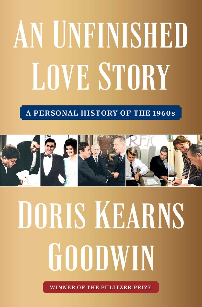 Doris Kearns Goodwin’s new book — “An Unfinished Love Story” — revisiting the 1960s with husband Richard Goodwin is terrific. They recall different perspectives on JFK, LBJ and RFK, and debate their legacies. I had the privilege to read it over the past few weeks. @simonschuster