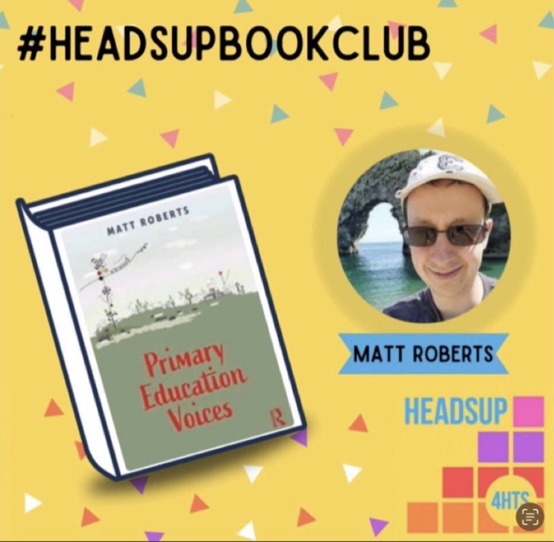 Are you joining us to hear from @Mroberts90Matt @MrKAdams_ @pennywpennyw and @MrEFinch? Highly recommended for all Primary Educators! Book your ticket for THIS THURSDAY! eventbrite.co.uk/e/headsup4hts-… #HeadsUpBookClub