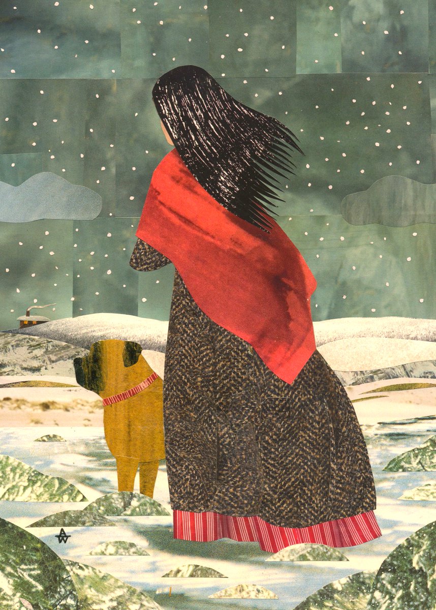 Hi #elevenseshour!
New in my shop today, an original cut paper collage of Emily Bronte finding her way home thanks to her faithful dog Keeper.
amandawhitedesign.etsy.com
#shopindie #BronteSisters #EmilyBronte #artforsale #WutheringHeights #etsystore #etsy #originalart #handmadehour