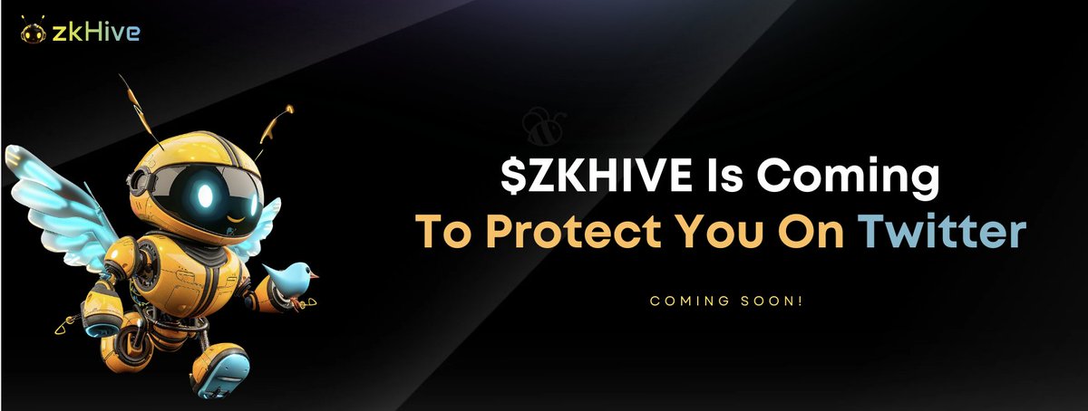 $ZKHIVE is coming to protect you on Twitter! 🐝🐦‍⬛ Up until now HiveBot has protected Telegram users only, but all of it is about to change! ⏳ X has quickly become one of the largest social platforms for crypto traders and enthusiasts, with billions of impressions every day and