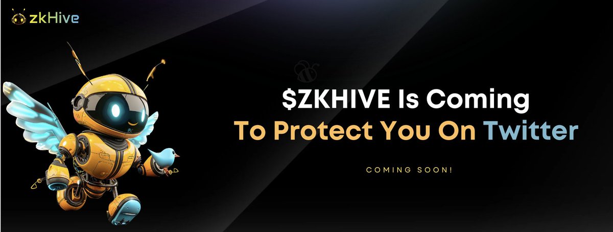 zkHive's tweet photo. $ZKHIVE is coming to protect you on Twitter! 🐝🐦‍⬛

Up until now HiveBot has protected Telegram users only, but all of it is about to change! ⏳

X has quickly become one of the largest social platforms for crypto traders and enthusiasts, with billions of impressions every day and millions of daily active users.

Scammers and hackers have found a golden goose in the social media space, with more 3B$ in losses over the past couple of years - more than any other contact method.
In fact, reports estimate that up to 20% of X accounts are fake or spam.

This grim situation is about to change thanks to #zkHive's latest development that is going to keep you safe from scams, imposters and phishing links DIRECTLY ON TWITTER!

Telegram is a lot more secure thanks to the hive - Twitter you are next!

Coming to your browser soon! ⏳