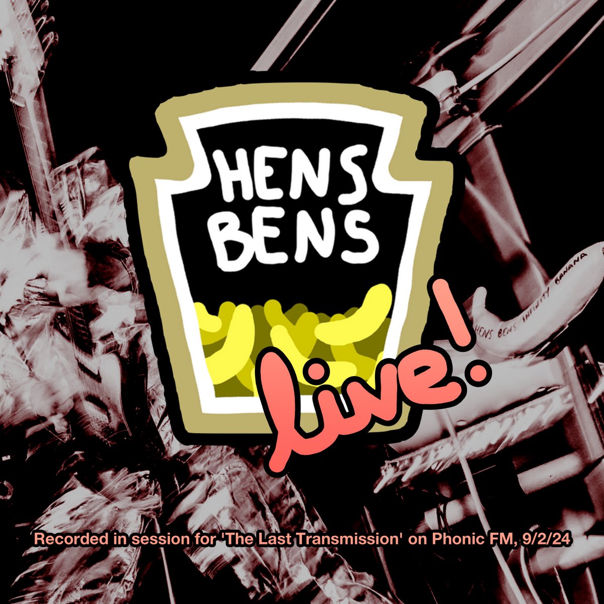 NEW ON BANDCAMP: HENS BENS LIVE! A special live EP featuring four songs recorded in session earlier this year for 'The Last Transmission' on @phonicfm. This is the first of several special surprises we hope to release over the next few months... hensbens.bandcamp.com/album/hens-ben…