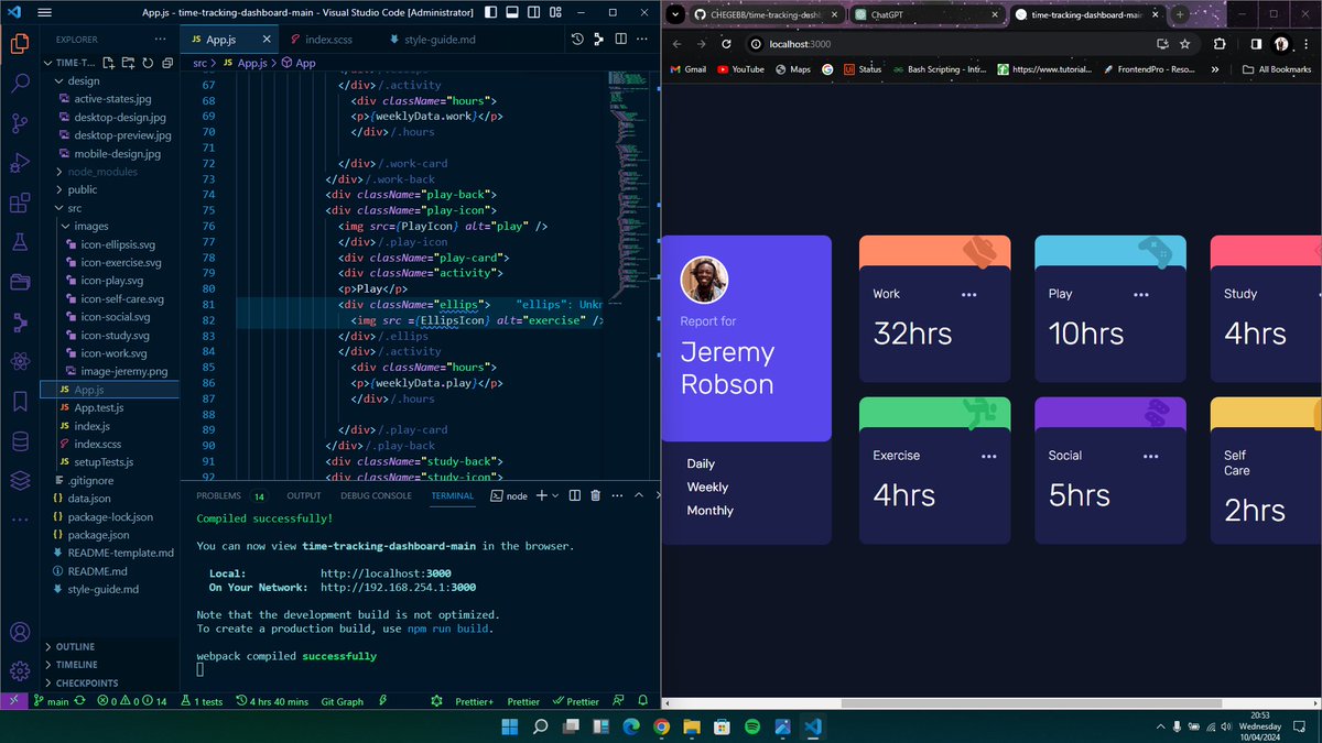chegephil24's tweet photo. 🚀 Excited to share my latest project built with #ReactJS and #SassyCSS! 💻 It was a fun challenge, but I'm thrilled with the results. 🎉 Looking forward to growing even more as a developer! #WebDevelopment #Frontend #CodingChallenge #ReactProject #CSS #DeveloperLife 🌟 https://t.co/67nBWpCaif