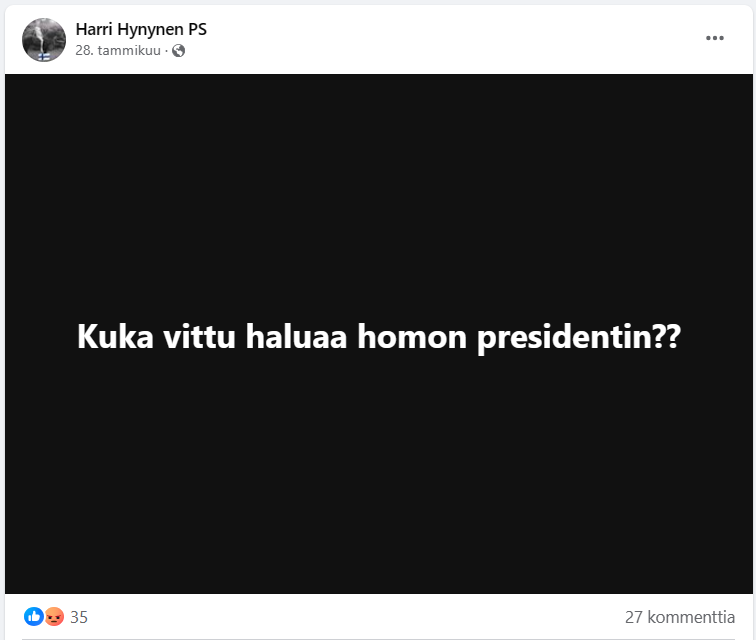 Perussuomalaisten 'salatut elämät' venäjän turvallisuuspalvelu FSB:n somealustalla vkontaktessa OSA 48 Harri Hynynen / Iisalmen perussuomalaiset. kyllä on sairas päästään tämä persu, no seura tekee kaltaisekseen, kun maalitetaan lapsia, kommenttia @persut @harrihynynen2 @vihreat