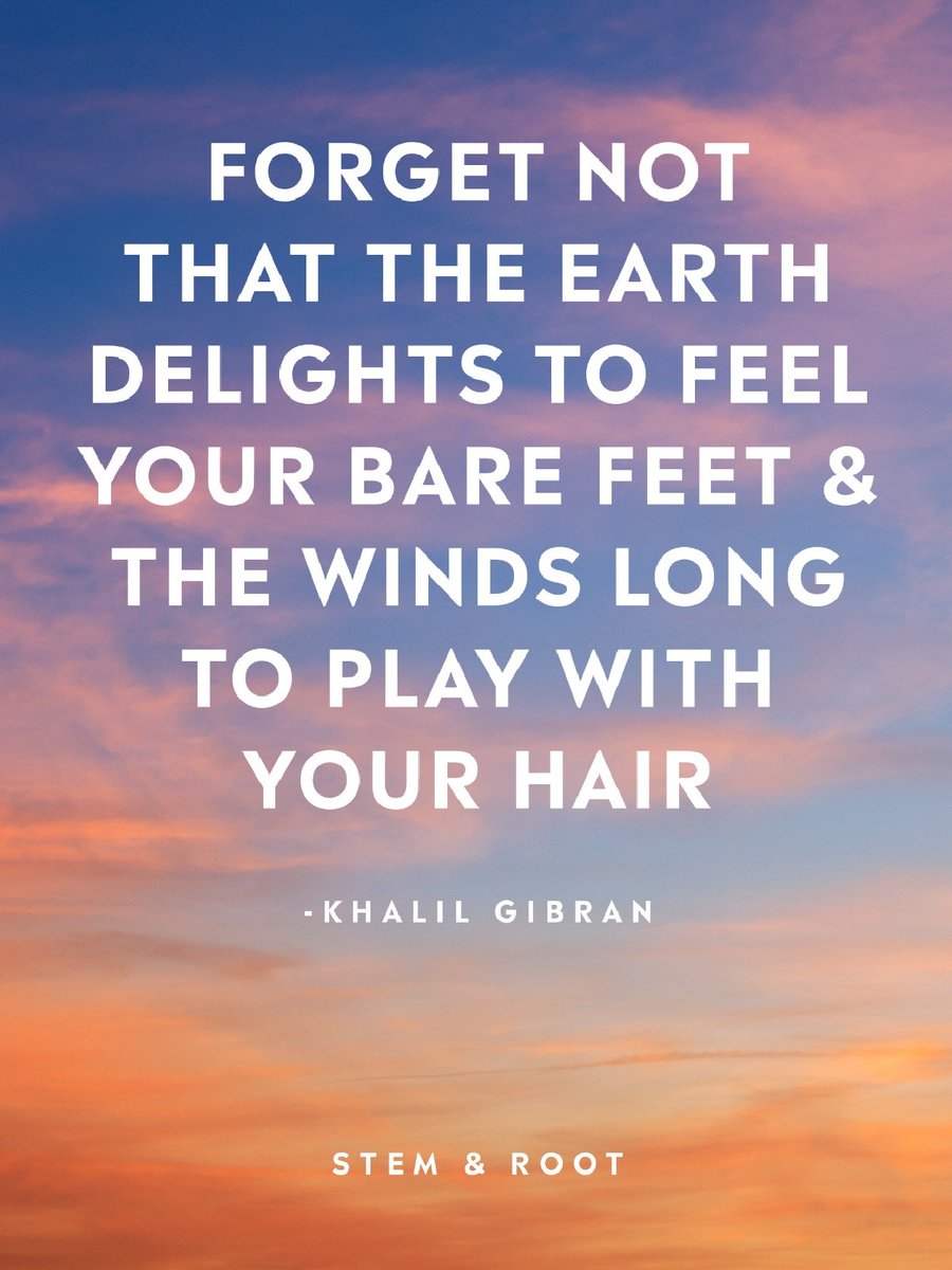 🌿 Nature's embrace is ever-inviting! 🌿 Let the earth delight in your presence and the winds dance through your hair. ​

#NatureQuotes #KhalilGibran