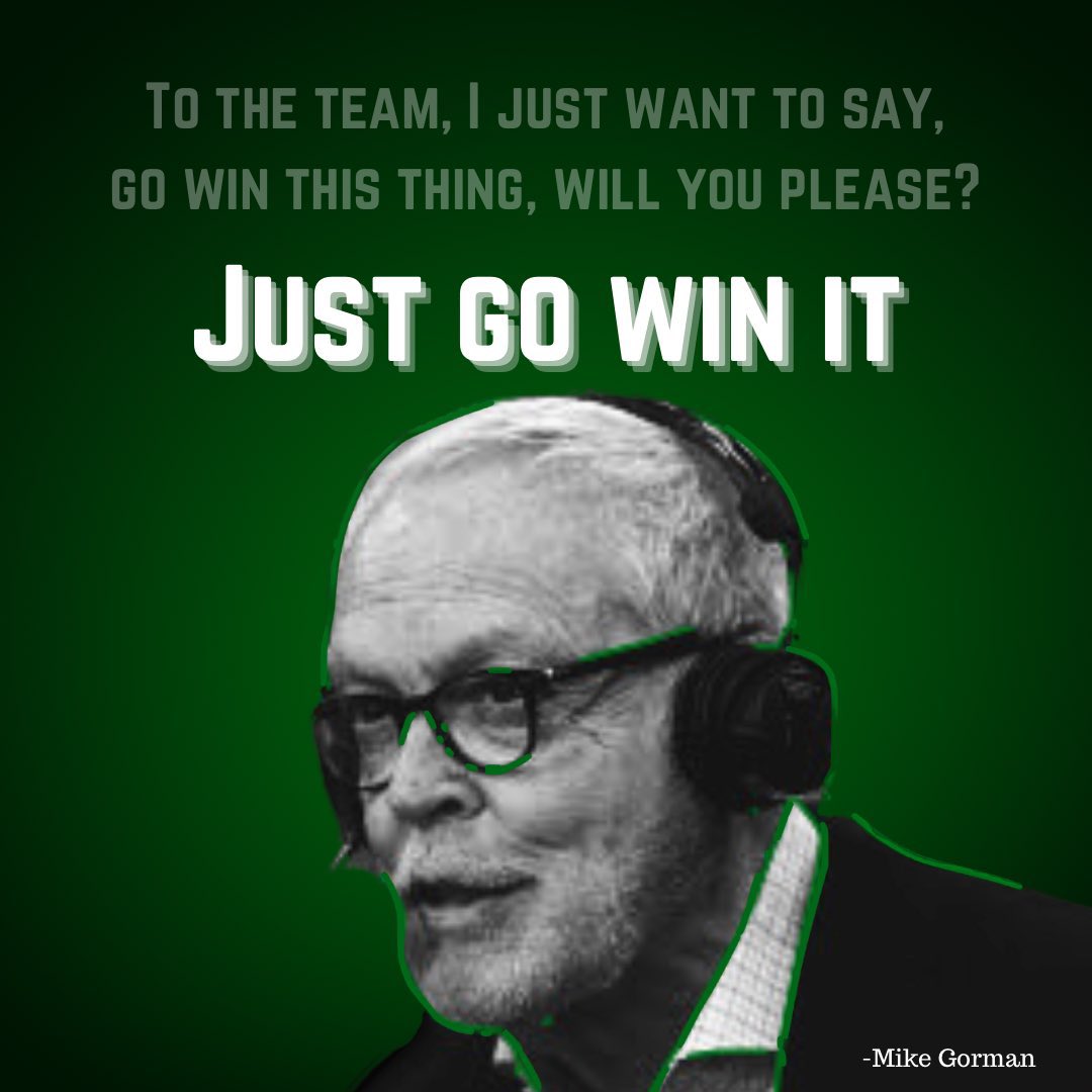 Words fall short of what @celticsvoice means to generations of Bostonians. The term “Celtic Pride” resonates with fans. Mike Gorman embodies their true meaning. We will never forget you!
