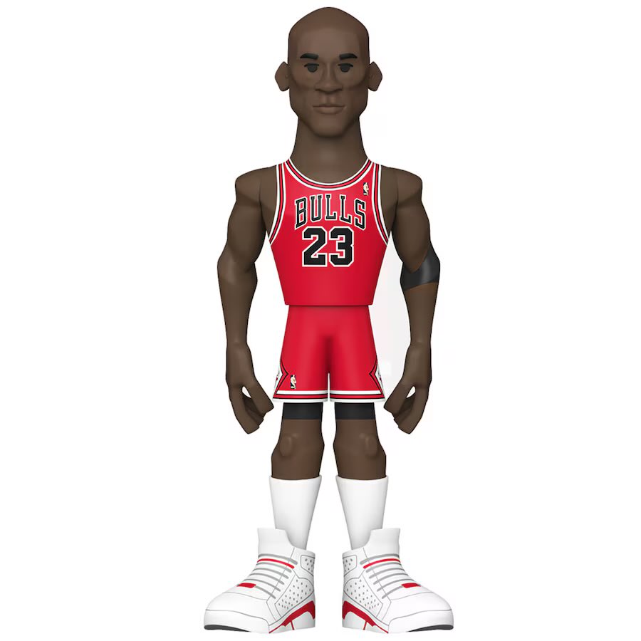 Michael Jordan Chicago Bulls Funko Fanatics Exclusive 12in. Pop! Premium Vinyl GOLD Figure 1 in 6 is a chase. Not cards but definitely a collectors piece. Fanatics exclusive. sovrn.co/0jtfxsp