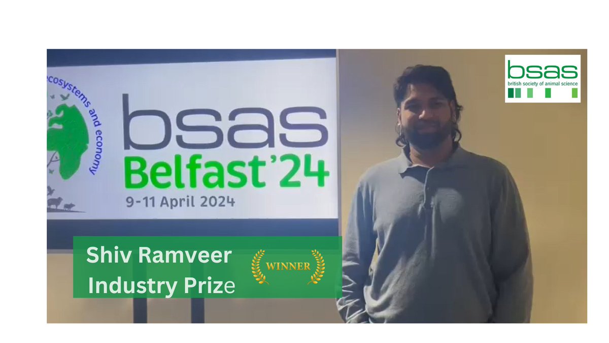 BSAS (@bsas_org) on Twitter photo 🏆Congratulations to Shiv Ramveer who was awarded this year's Industry Prize by judges at #BSAS2024. This prize recognises the impact research has on industry.👏👏
<a href="/MonoGutHealth/">MonoGutHealth</a> <a href="/SETU_Research/">SETU_Research, Innovation and Impact</a> 🏆Congratulations to Shiv Ramveer who was awarded this year's Industry Prize by judges at #BSAS2024. This prize recognises the impact research has on industry.👏👏
<a href="/MonoGutHealth/">MonoGutHealth</a> <a href="/SETU_Research/">SETU_Research, Innovation and Impact</a>
