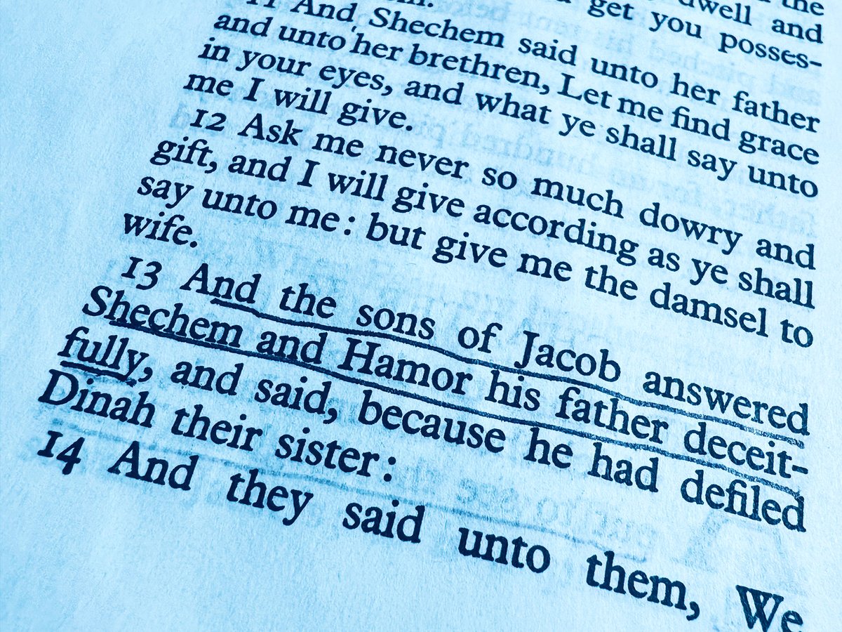 Deceit and lying could be one of the worst learned traits that must be overcome. Jacob learned to be deceitful from his mother, and he lived a life of deceit. Then, we see Jacob's sons following their dad's footsteps in being deceitful with Shechem and Hamor. The learned trait of