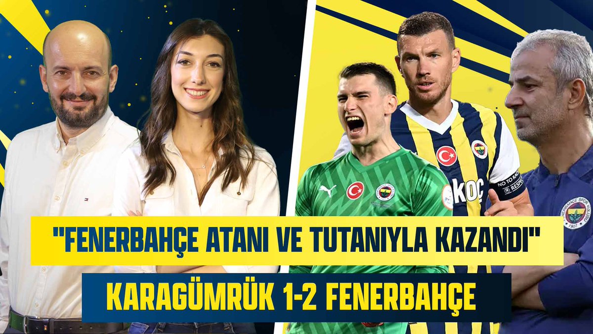 🟡🔵 Fener On Air yeni bölümüyle yayında! 🆚 Karagümrük 1-2 Fenerbahçe 📝 İsmail Kartal'ın tercihleri 🧤 Livakovic 🖥️ Yabancı VAR 🤕 Sakatlıklar 🎙️ @berilboke & @senadok 📺 İzlemek için: youtu.be/mqS55JUb6ss