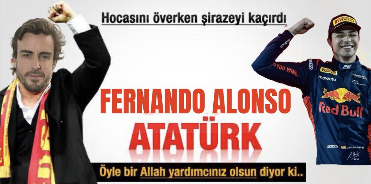 @motorsportcomtr NE EKSİK NE FAZLA BİZİM SEÇİMİMİZ ALONSO BABA