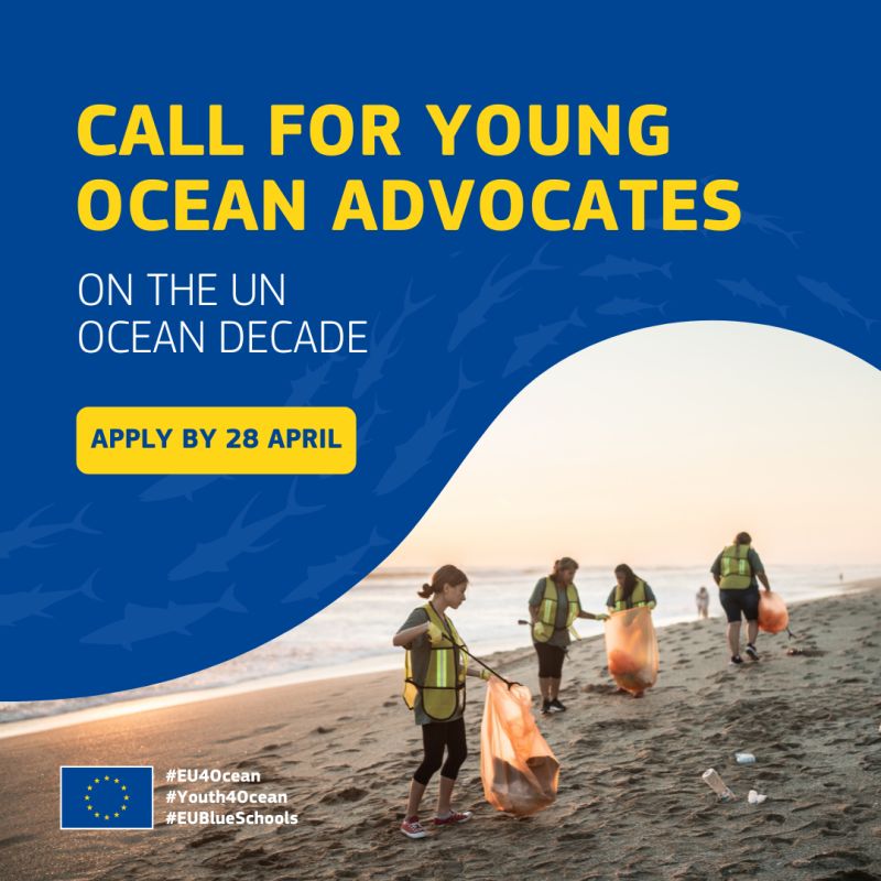 📢 Don't miss this opportunity!
All young ocean enthusiasts, are you ready to make waves?🌊
#Youth4Ocean Forum seeks passionate persons aged 16-30 committed to our ocean's well-being!
More info here 👉maritime-forum.ec.europa.eu/spring-call-yo…
#EMFAF #EUYouthWeek #EU4Ocean