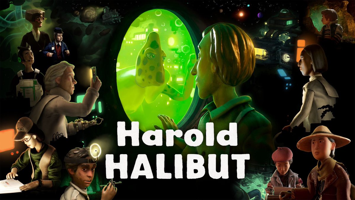 #HaroldHalibut est un jeu narratif fait à la main qui aborde les thèmes de l’amitié et de la vie à bord d’un vaisseau spatial de la taille d’une ville. Le jeu sera dispo demain dans le #XboxGamePass