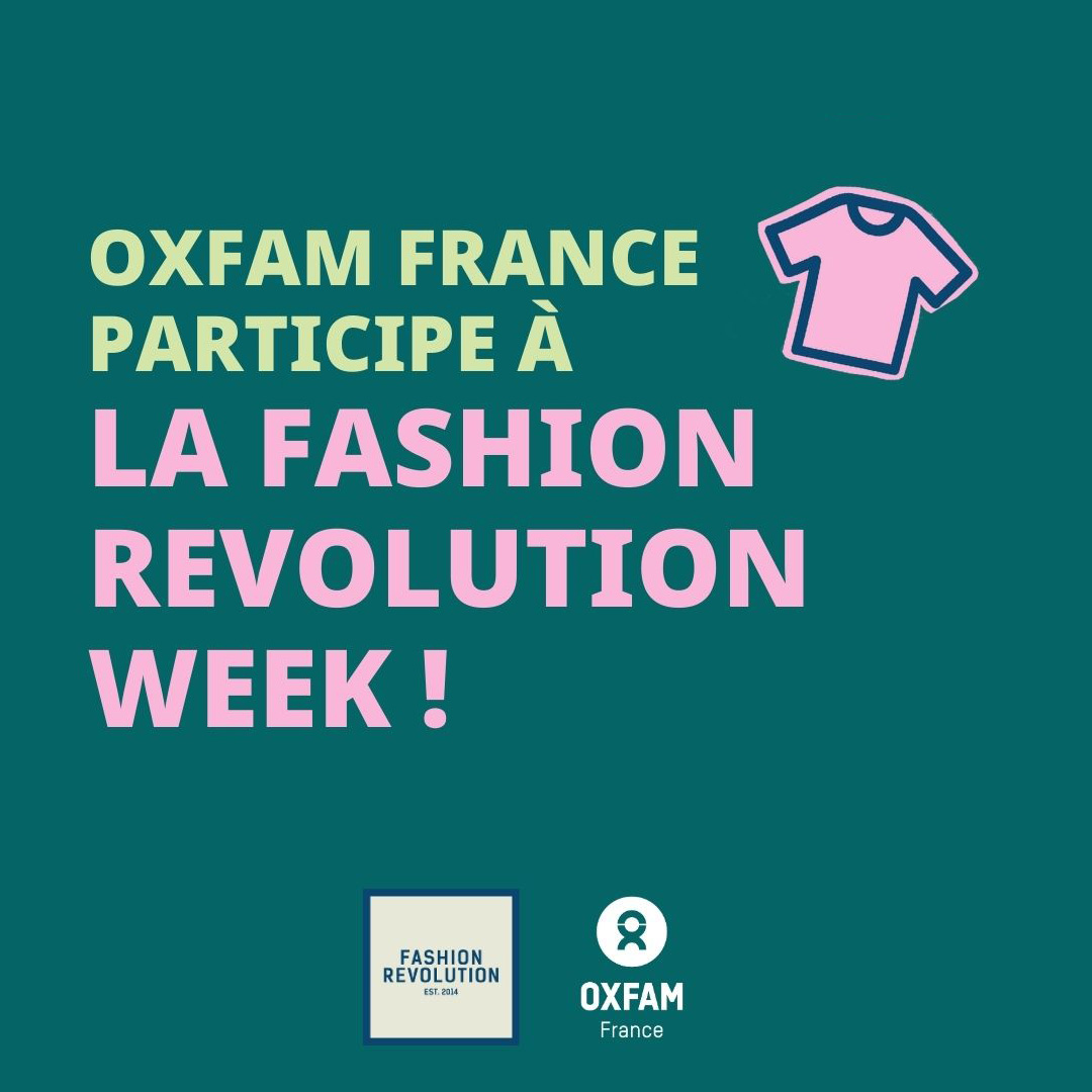 Aujourd’hui débute la #FashionRevolutionWeek : une semaine pour révolutionner le monde de la mode !

Comme chaque année, Oxfam France rejoint le mouvement aux côtés de nombreux acteurs engagés. 

Retrouvez le programme complet juste ici ⤵️
fashionrevolutionfrance.org/fashion-revolu…