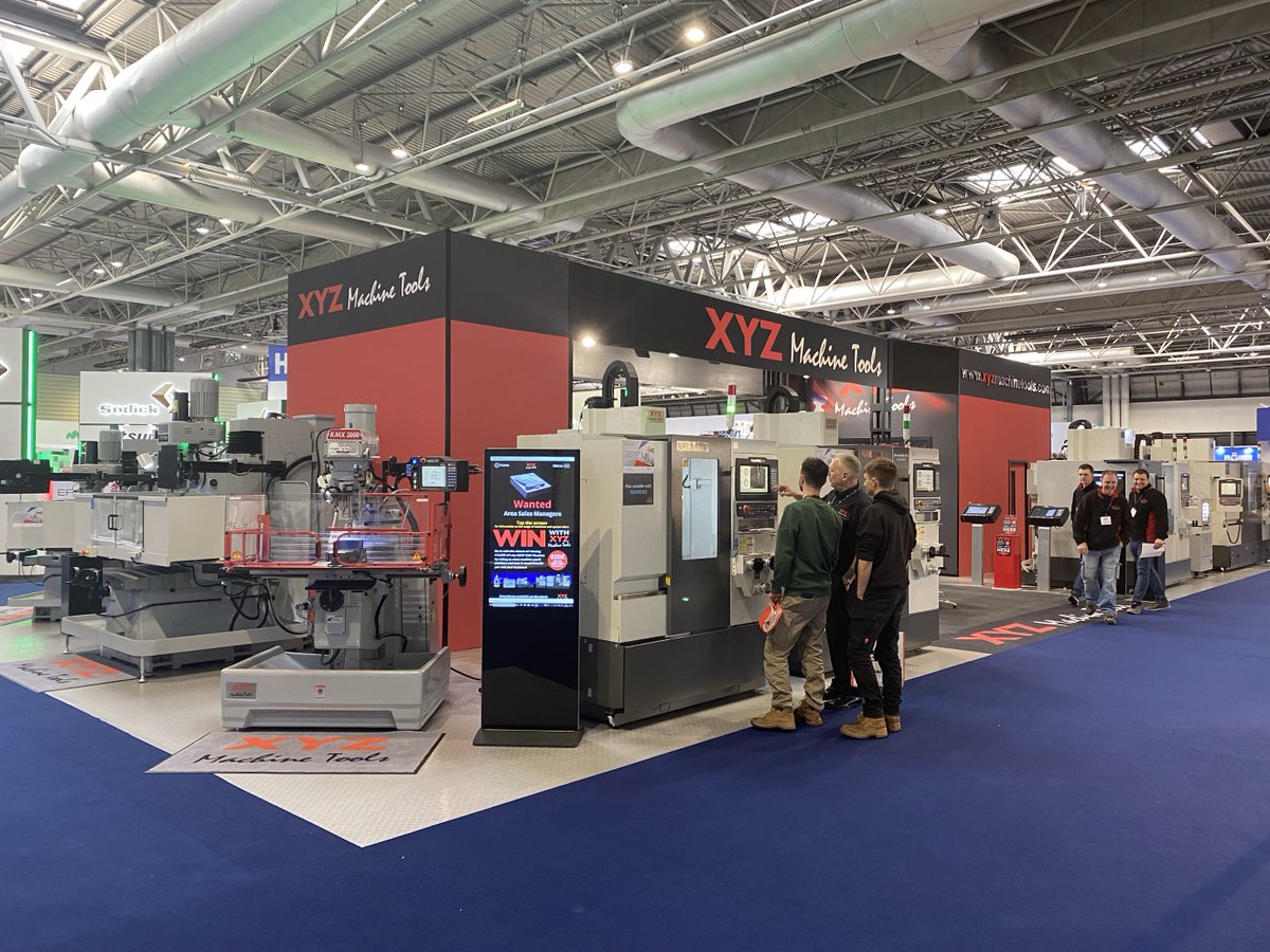 xyzmachinetools's tweet image. It&apos;s the first day at MACH 2024!

Come along to our main stand 20-140 for live machine demonstrations, see the new 65 LTY-S, chat with the XYZ team and much more.

With our first customer order placed before 9.30am, it&apos;s not an opportunity to miss!

#xyzmachinetools #MACH2024