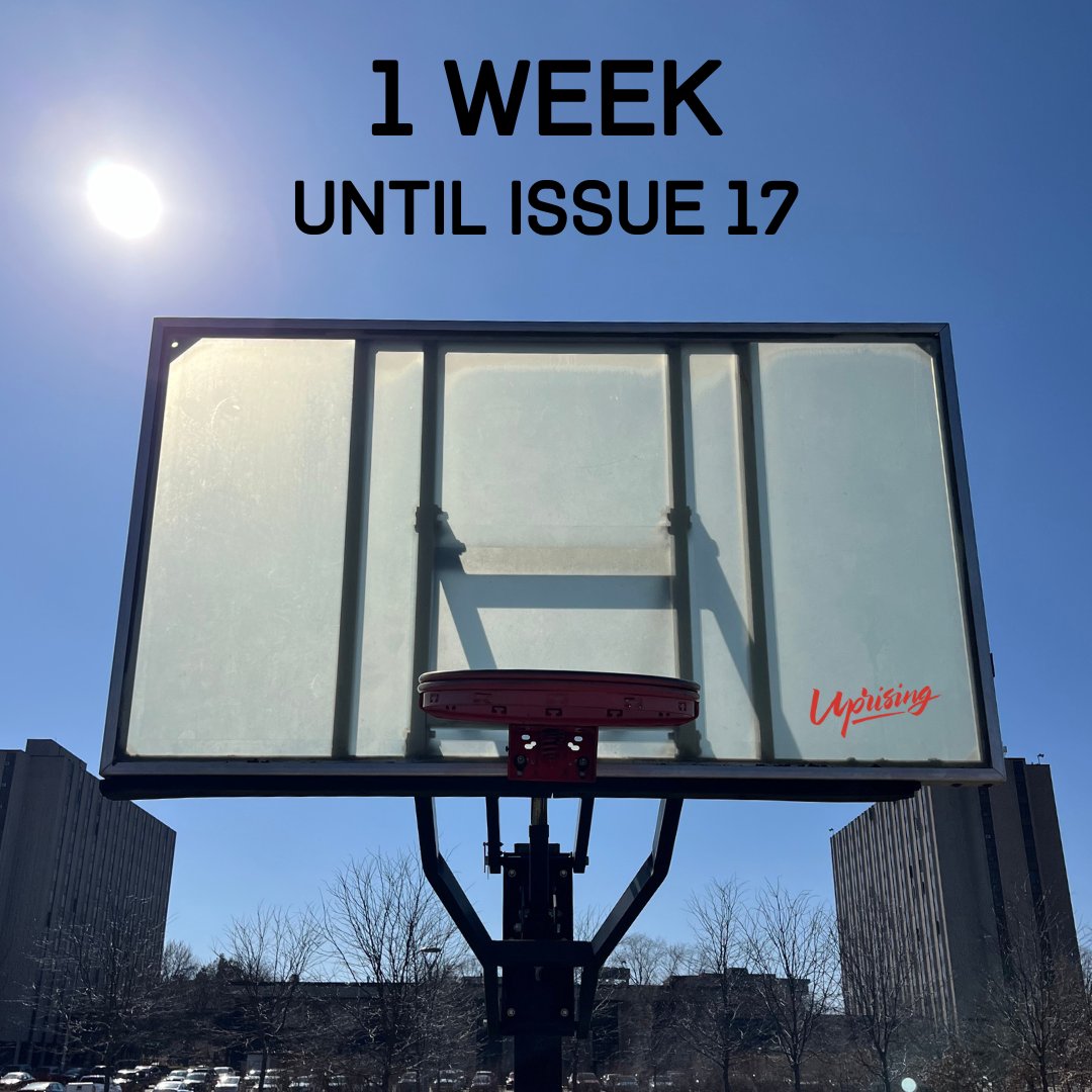 UprisingMag's tweet photo. Only one more week!!🏀⛹️

Don’t forget to subscribe to our digital release, to get a copy of Issue 17 sent directly to your email!
Link in bio🫶 https://t.co/IAnvbPcB5P