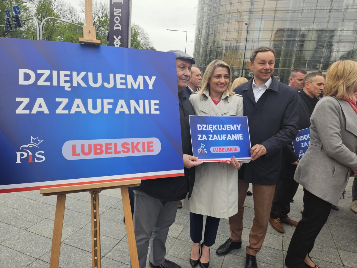 🇵🇱 Wielki sukces @pisorgpl w wyborach samorządowych w woj. lubelskim. Dziękujemy za zaufanie! A przed nami wybory do Parlamentu Europejskiego💪