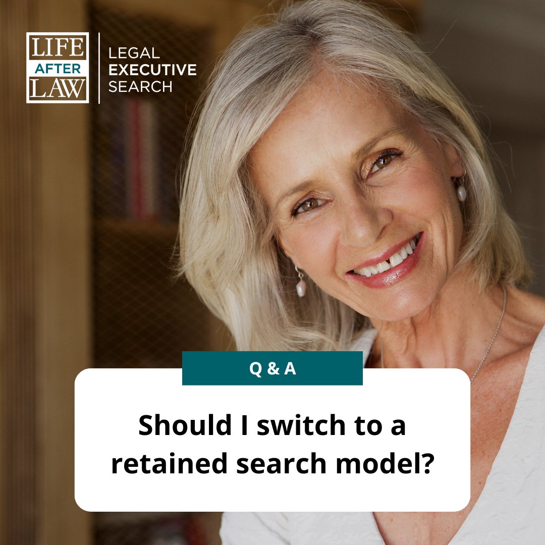 By leveraging the expertise and resources offered by the retained search model, organizations can optimize their legal leadership teams and foster long-term success.

Contact Life After Law today: bit.ly/3whLSeu

#legalrecruitment #cdnlaw #generalcounsel #lawyers