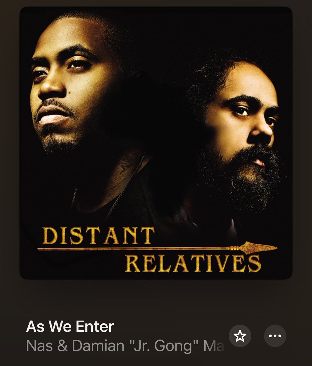 Listening to now @Nas @damianmarley @AppleMusic #listeningtonow #gymtime