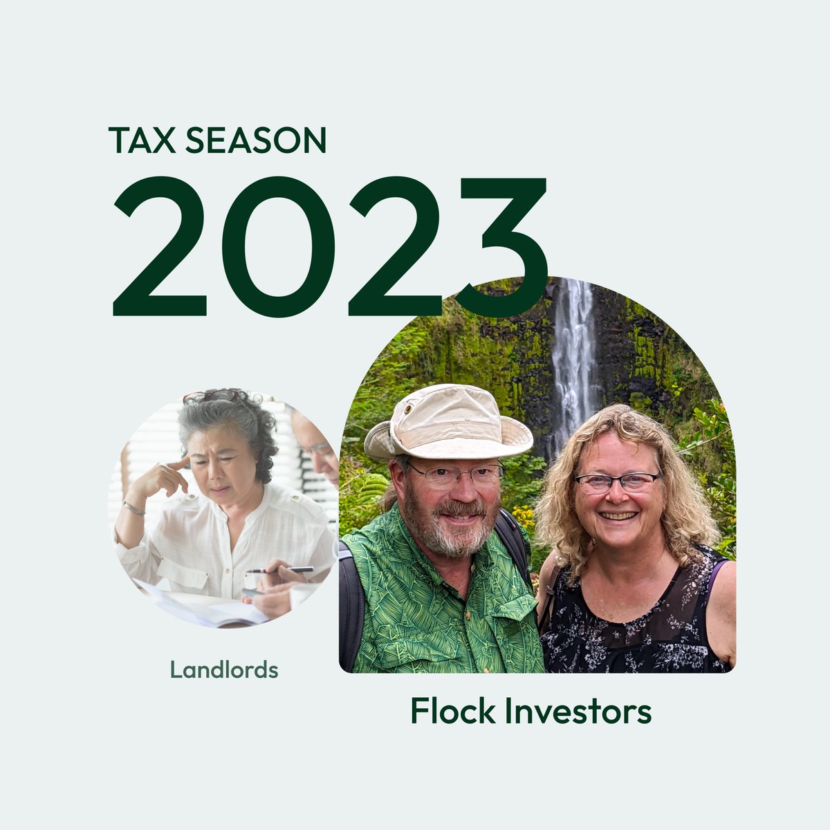 It's Tax Day! 🏡 Flock investors breezed through their 2023 taxes! This year, we prepared nearly 500 state filings for clients and helped investors defer >$1M in capital gains taxes, empowering them with a stress-free tax season. Can you say the same? #TaxDay…