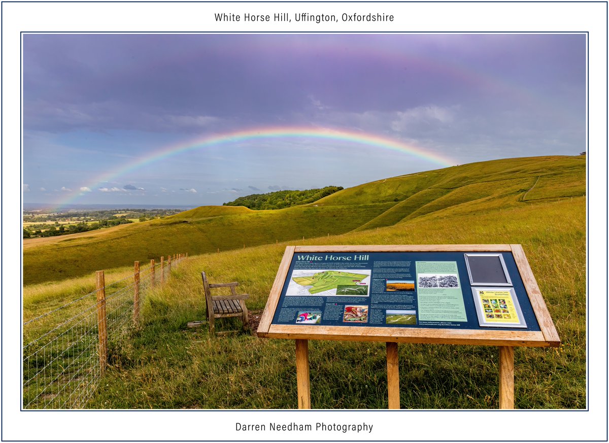 Double #Rainbow at White Horse Hill, Uffington, #Oxfordshire #StormHour #ThePhotoHour #CanonPhotography #LandscapePhotography #Landscape #NaturePhotography #NatureBeauty #Nature #Countryside #LoveUKWeather @EnglishHeritage @nationaltrust