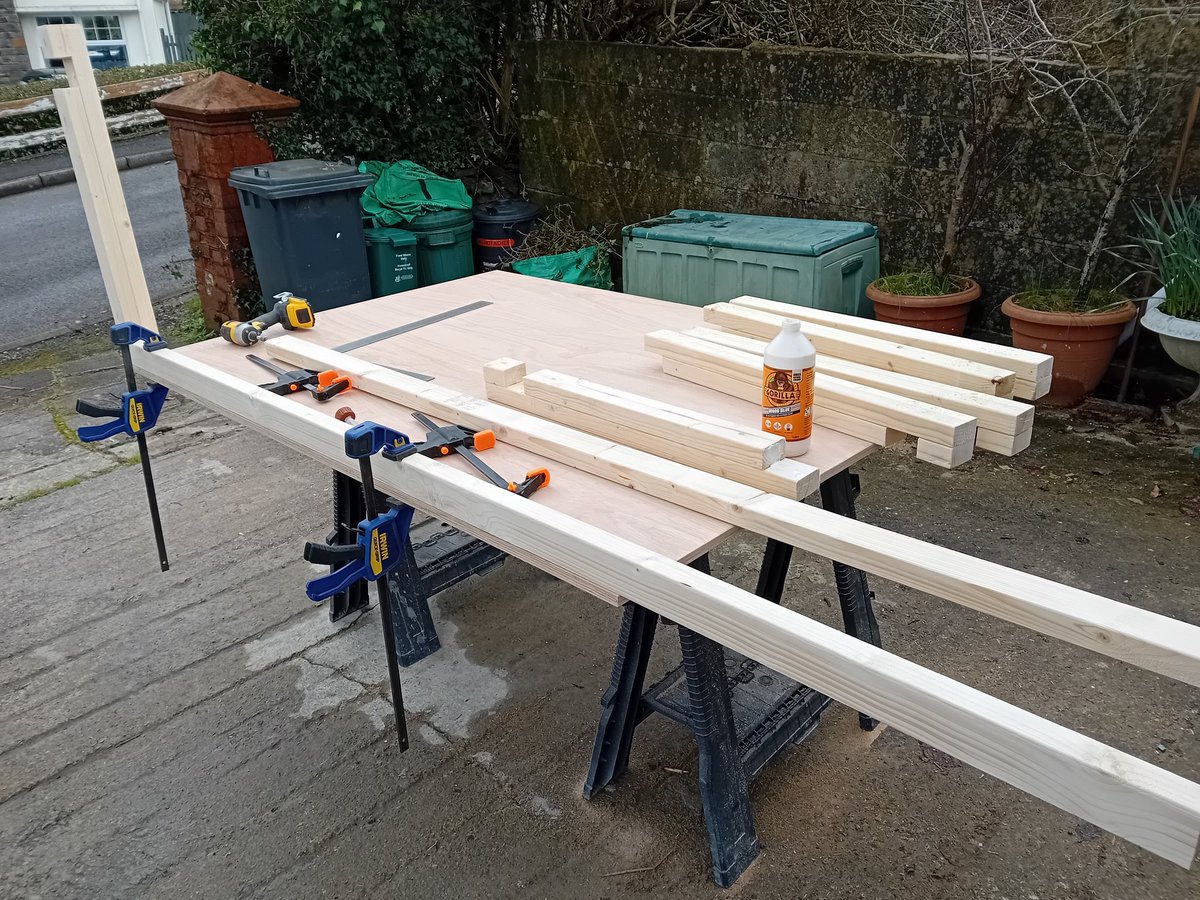 mouse_workshop's tweet image. Last bit of work for my workshop was to build a workbench that would house my tablesaw. It&apos;s not really finished as but good enough to all me to get on with other projects. #workbench #workshop #woodworking